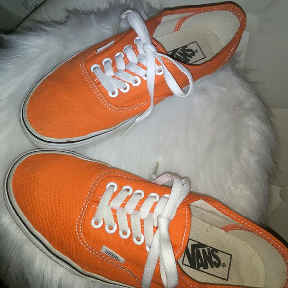 Vans Shoes - Orange Vans Unisex Mens 7 Womens 8.5